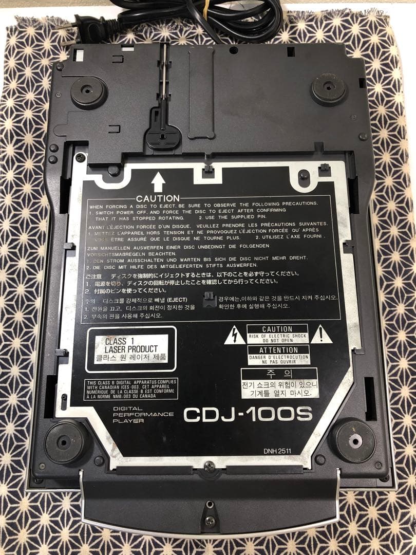 pioneer dj パイオニア　CDJ-100S レンズクリーニング