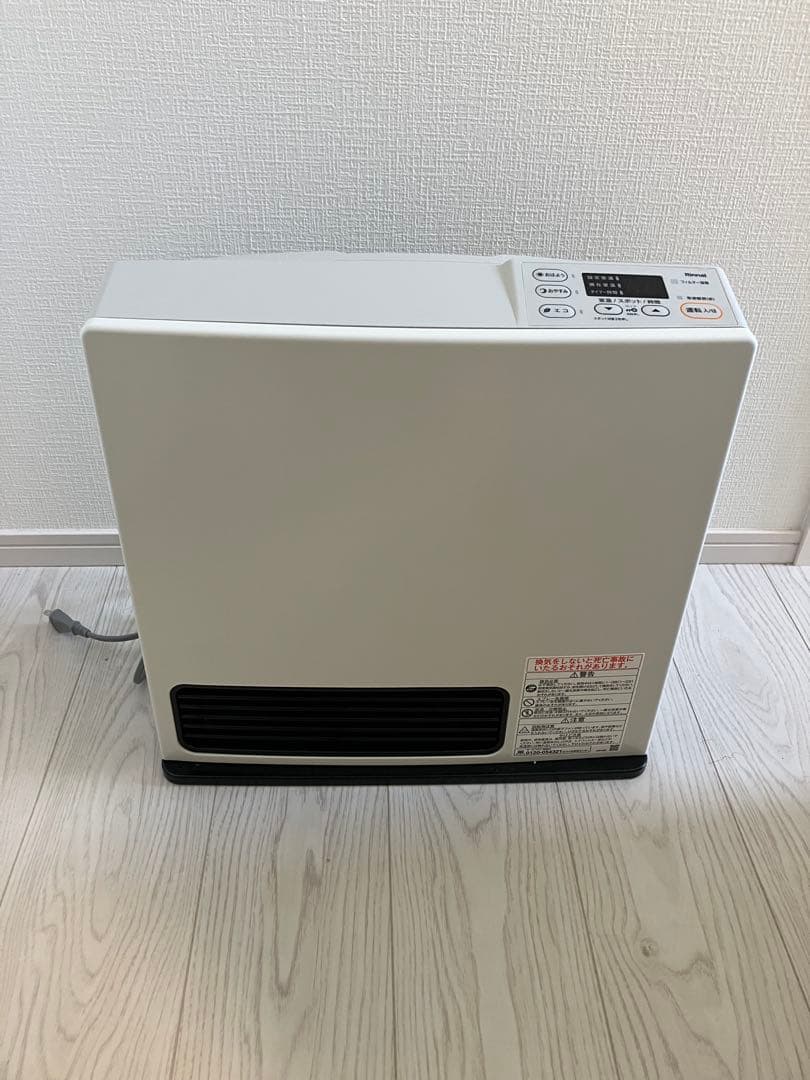 ✨ほぼ未使用✨リンナイ　ガスファンヒーター　都市ガス12A・13A