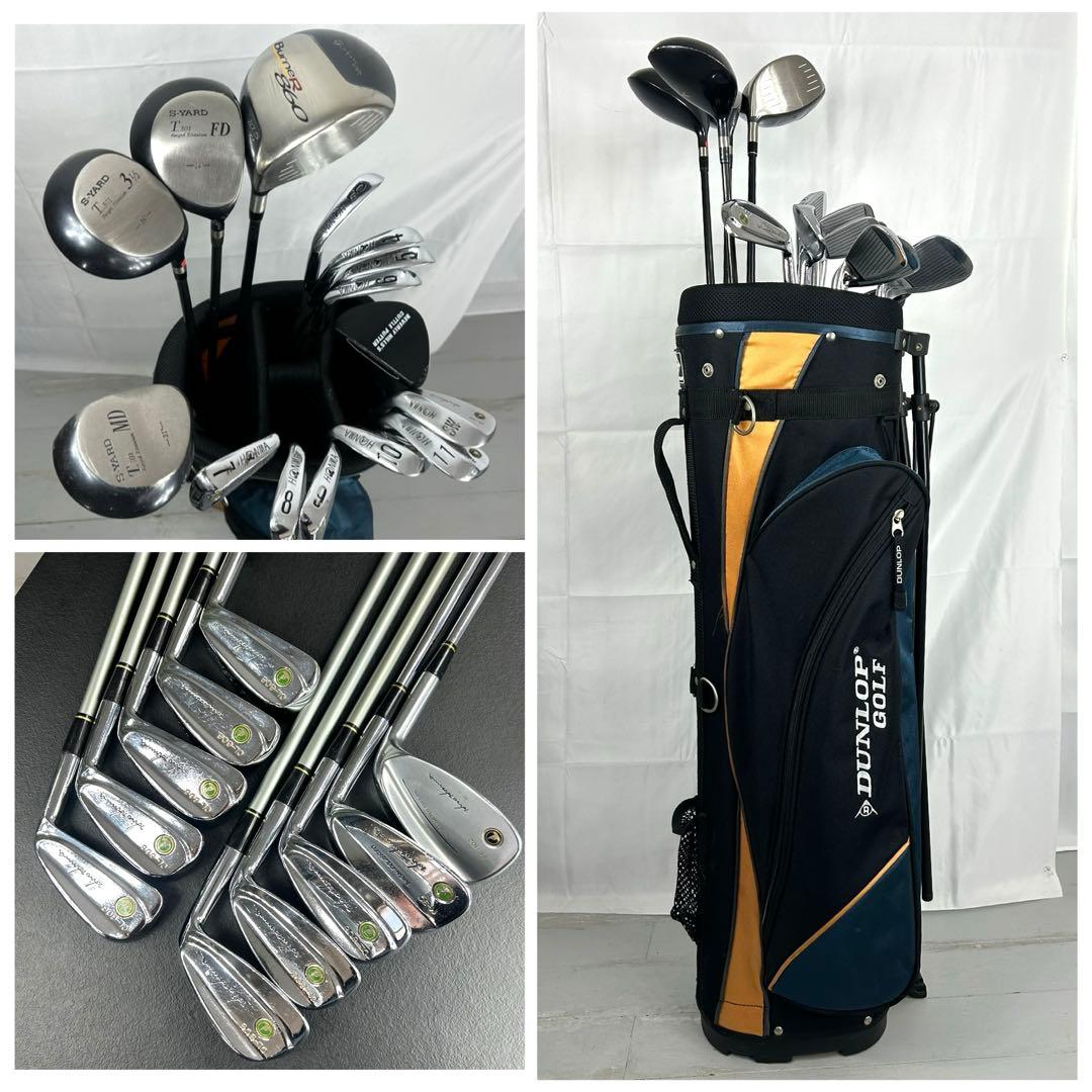 本格派　メンズゴルフクラブ　15本　フルセット お試しセット　ゴルフセット