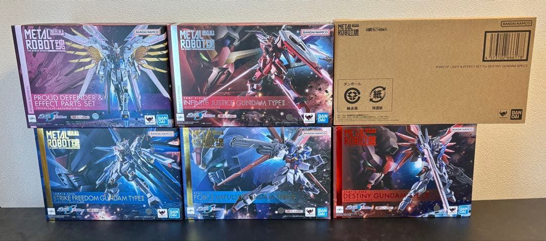 メタルロボット魂 劇場版 機動戦士ガンダムSEED FREEDOM 6点セット