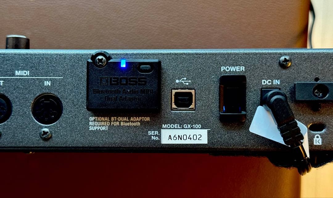 BOSS GX-100 マルチエフェクター bluetoothアダプター付属