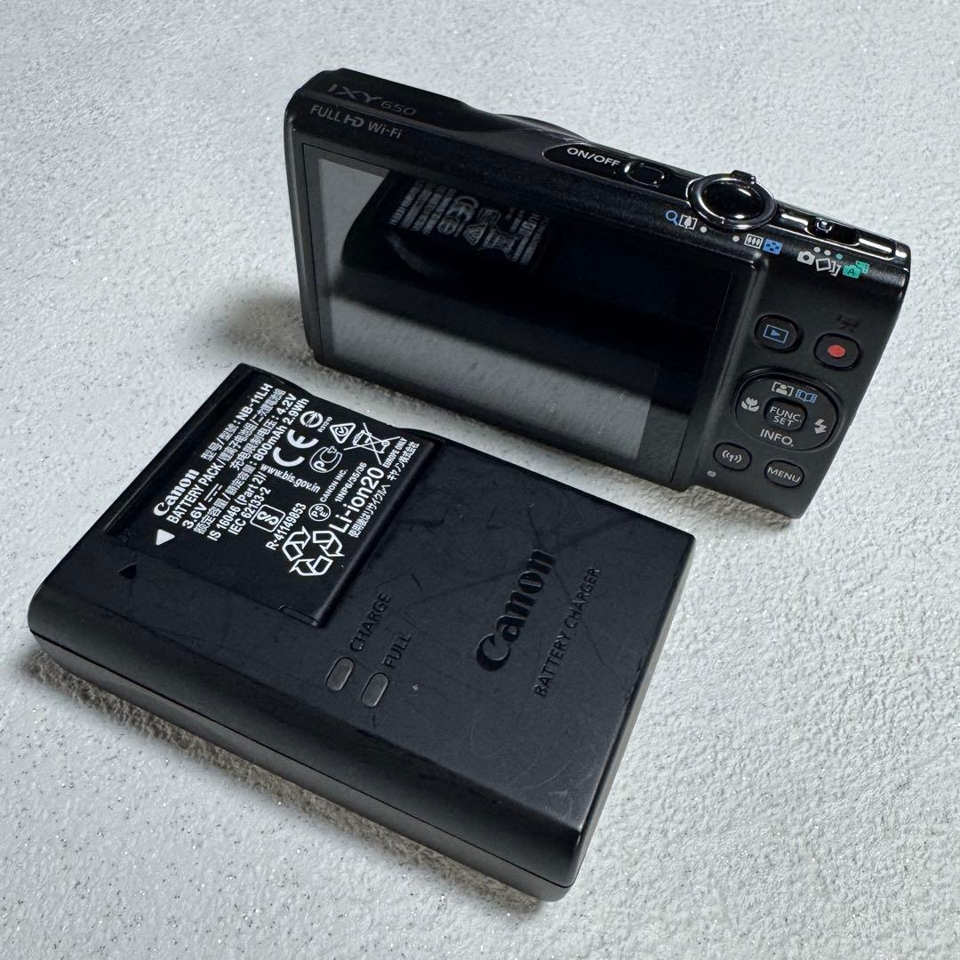 美品　Canon IXY650 デジタルカメラ 光学12倍ズーム Wi-Fi