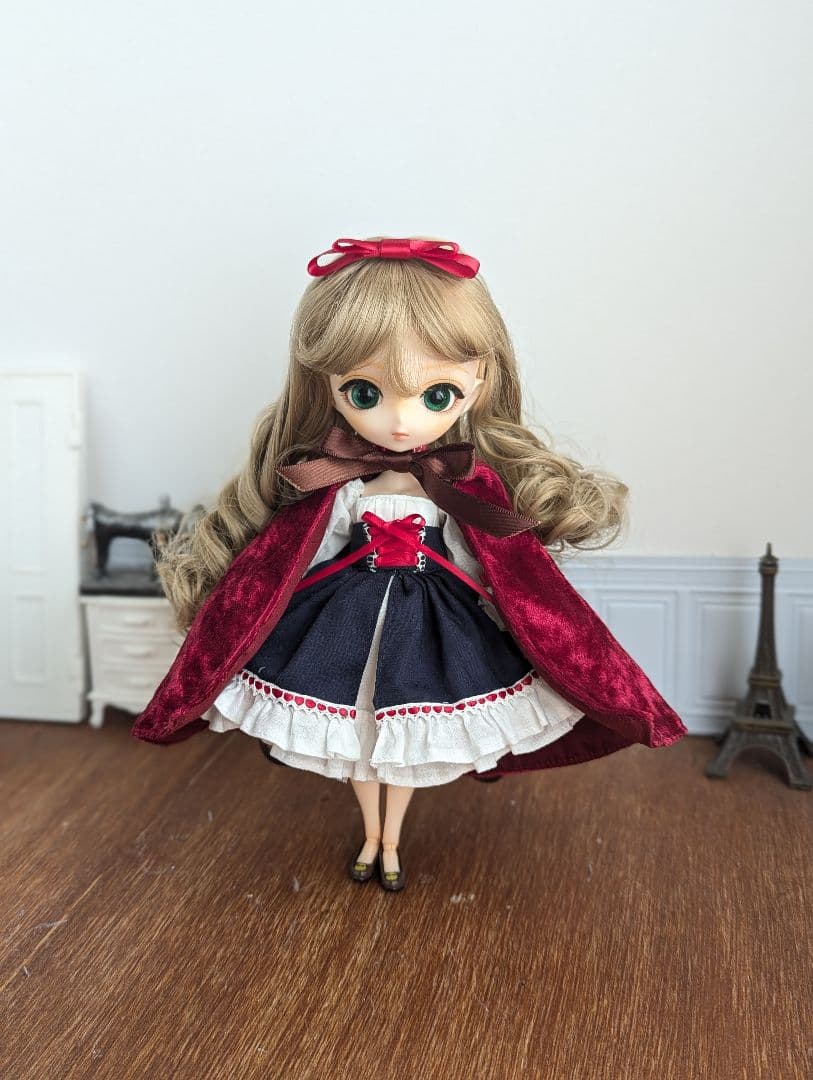 1545※ハルモニアブルーム服※赤ずきんモチーフのクラシカルドレスセット