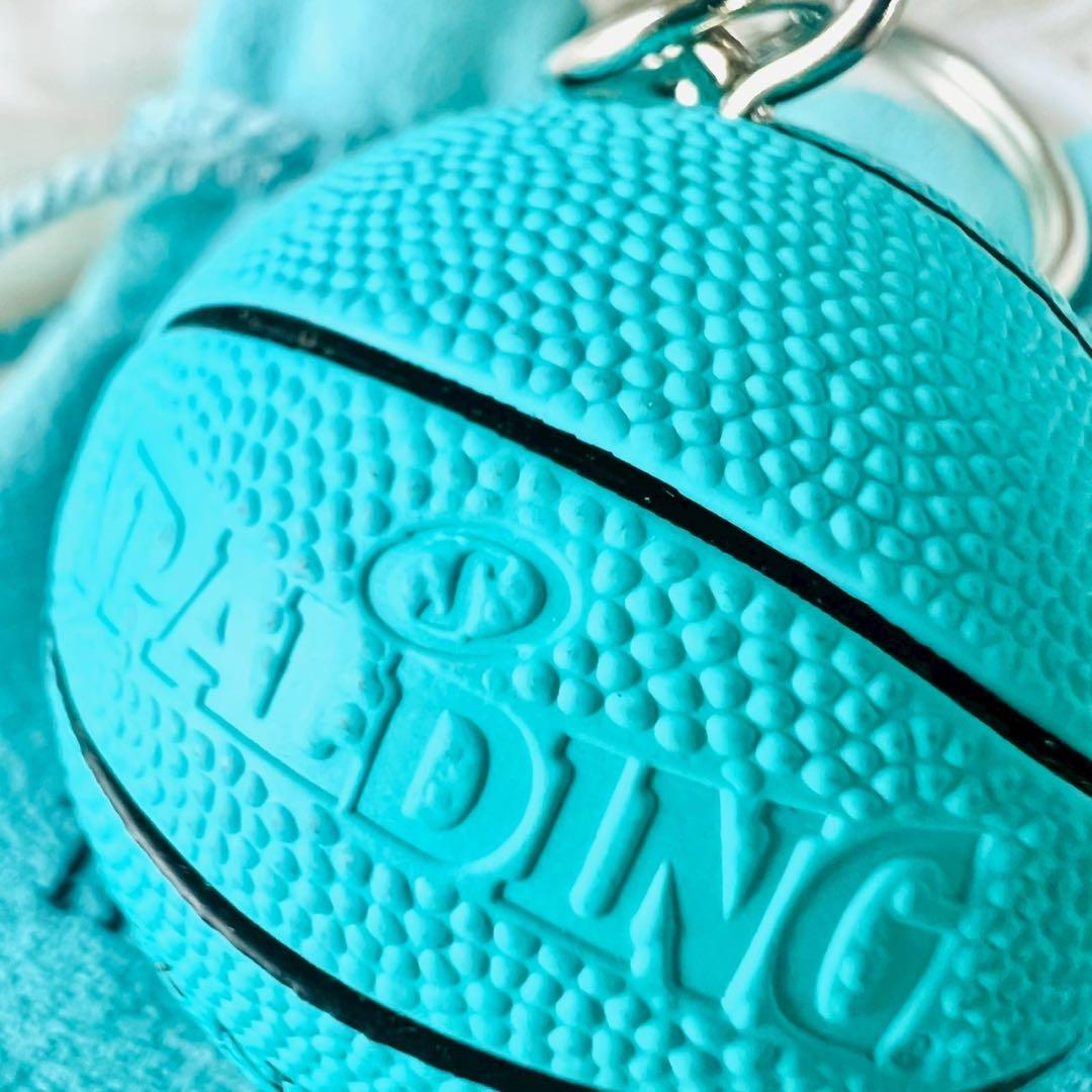 極美品✨ティファニー　キーホルダー　チャーム　バスケットボール　ノベルティ