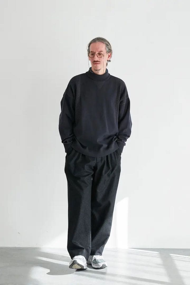 YASHIKI【23AW】Akisora Mock Neck Knit