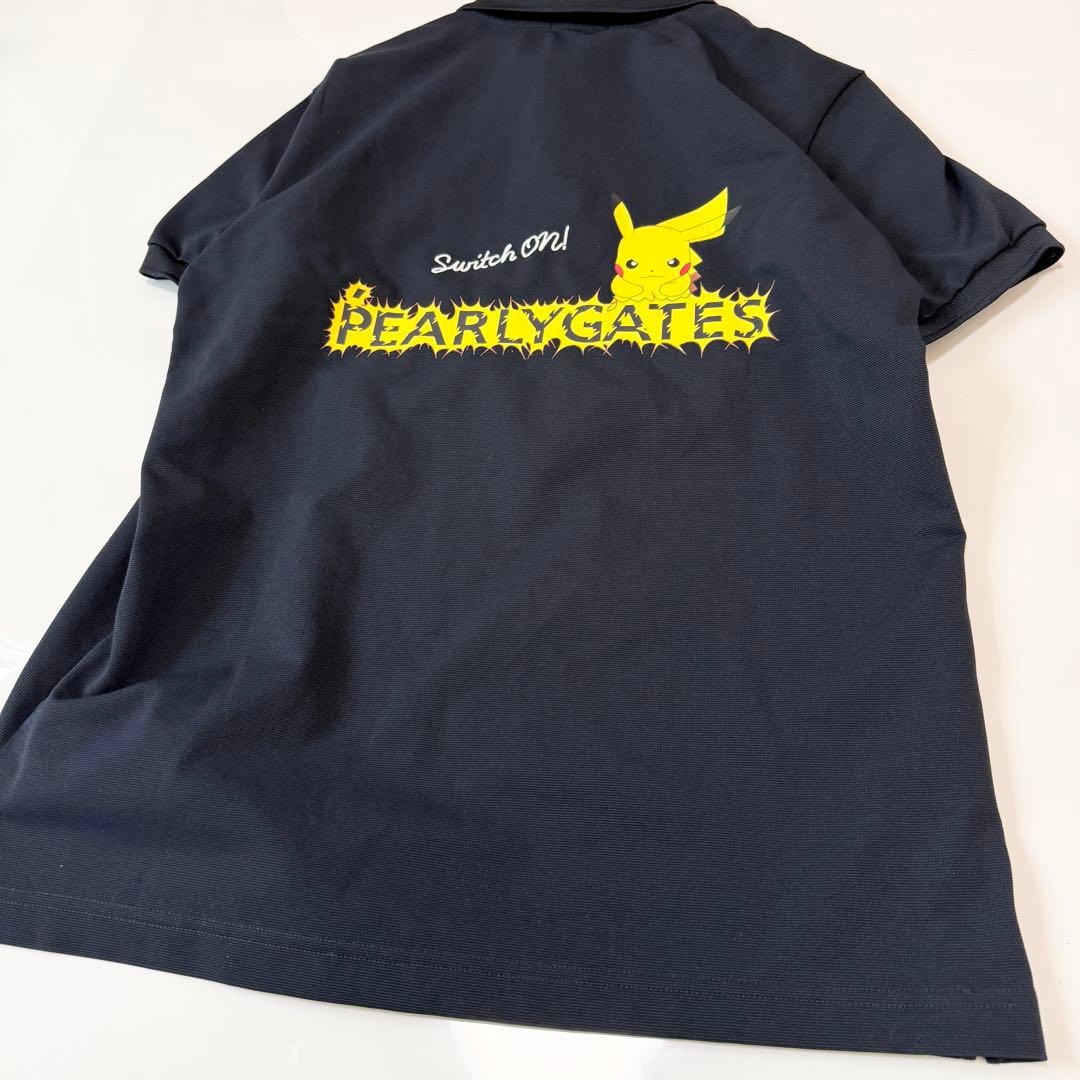 パーリーゲイツ　ポケモン　コラボ　メンズ　2025SS サイズ6 ブラック