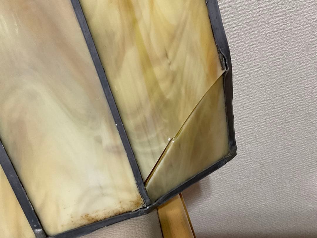 西洋アンティーク　大　ステンドグラス　 約51cm x 40cm 工芸品　ガラス