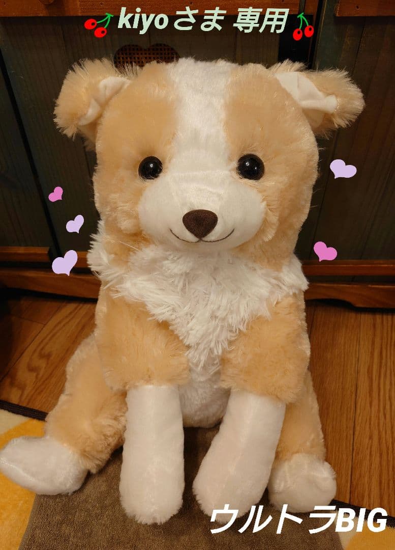 くったりボーダーコリー マロン ウルトラBIG