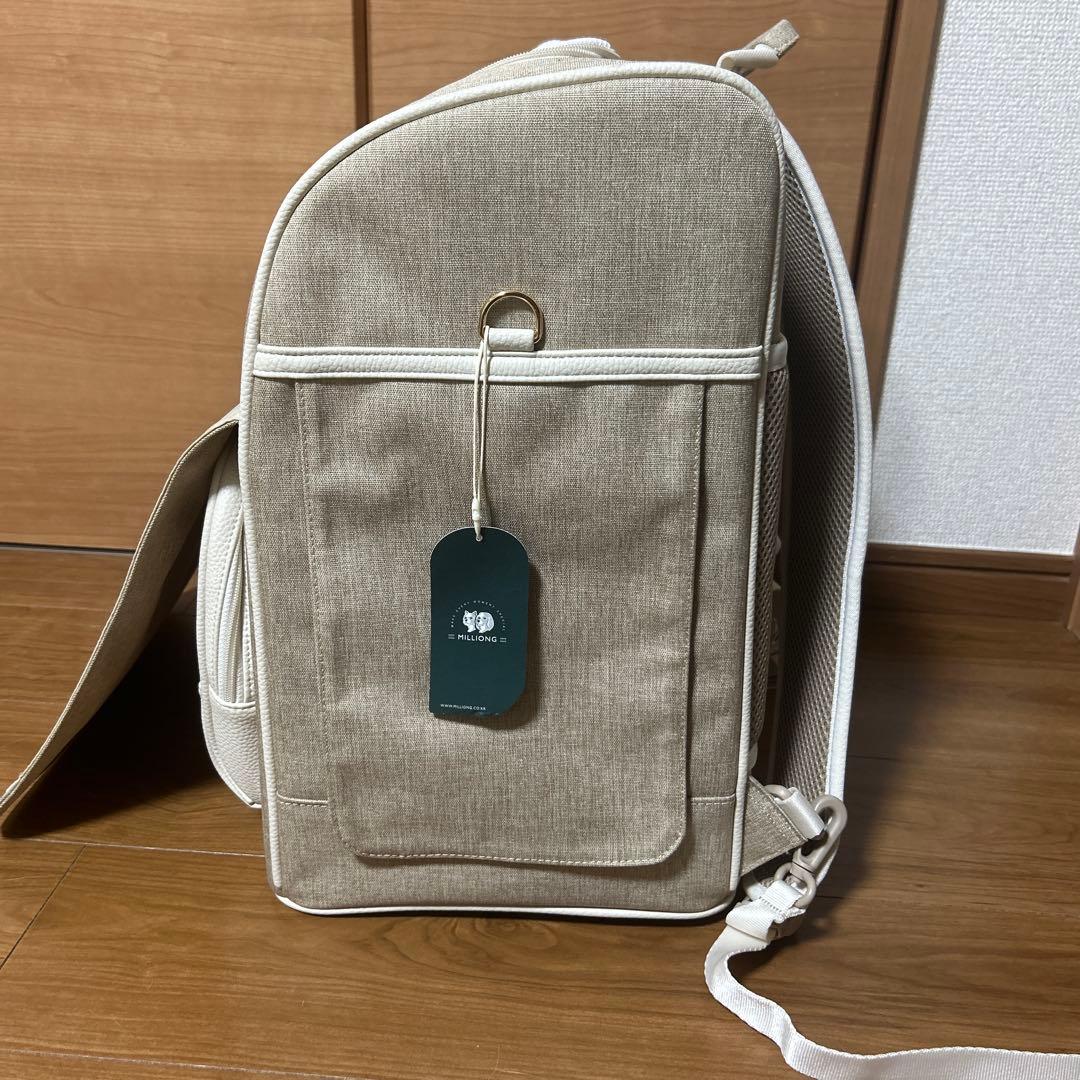 【m】milliong バックハグ バッグパック ラージ サンド