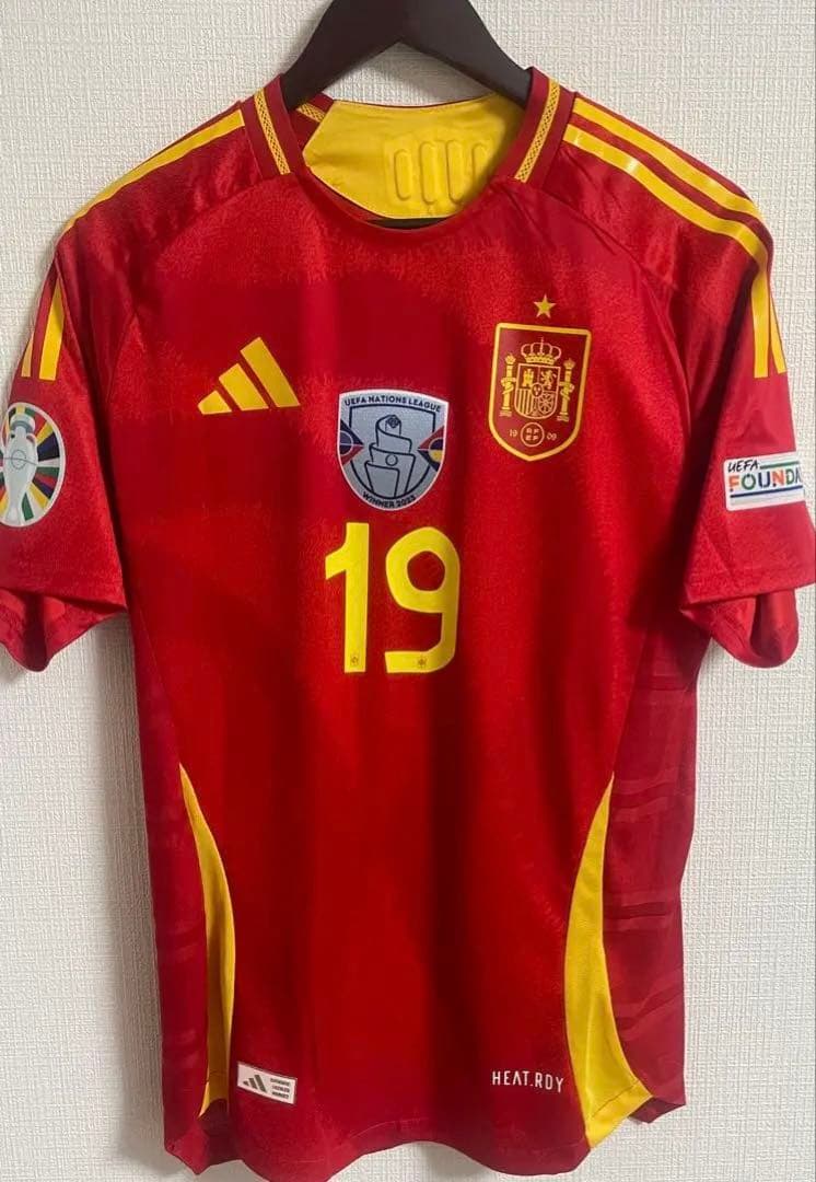 【早い物勝ち】 スペイン代表ラミン・ヤマル 19番 ユーロ優勝仕様ユニ