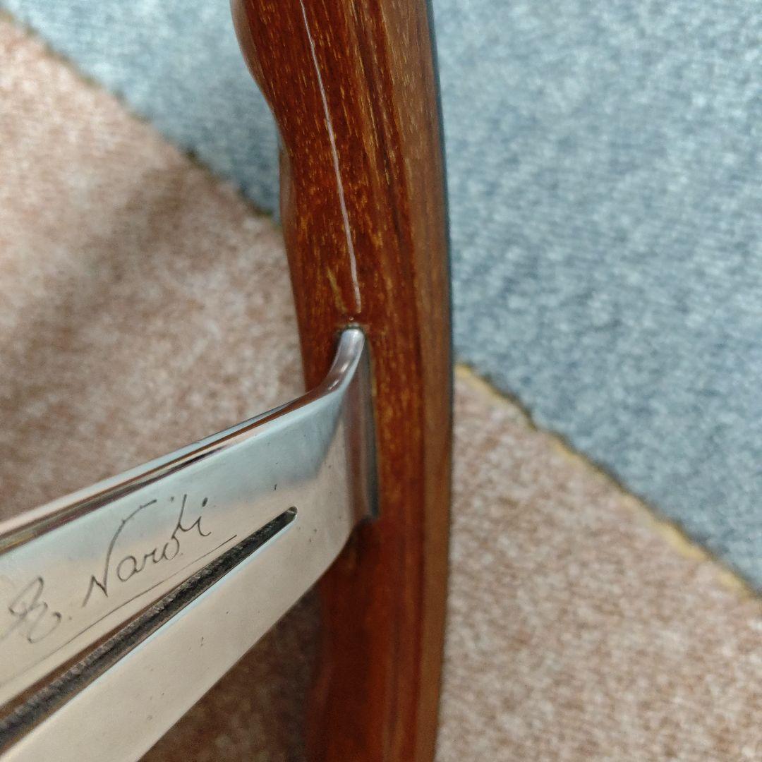 【当時物良品】NARDI ナルディ クラシック ウッドステアリング 約33cm