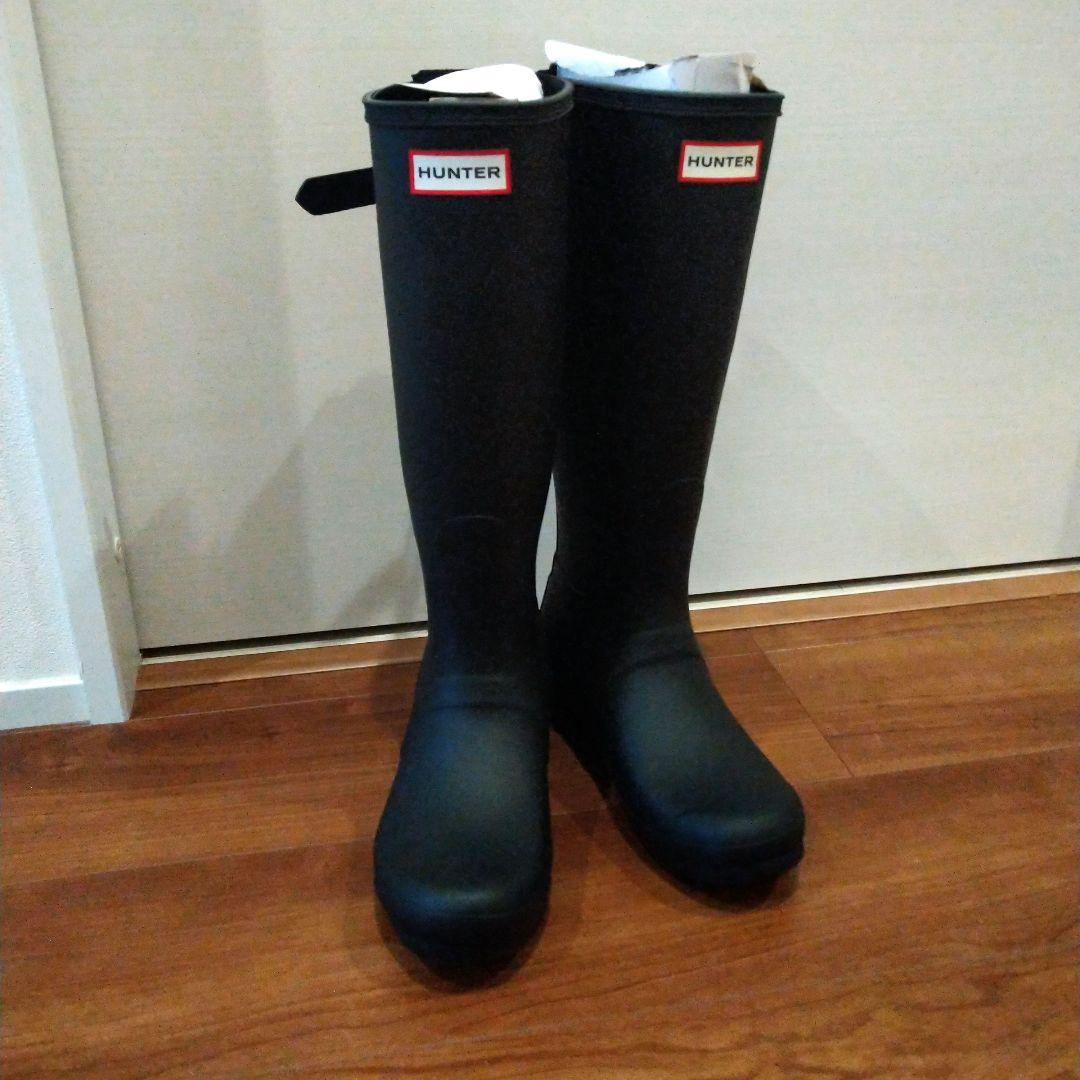 【お値引きSALE】HUNTER ハンター　レインブーツ　新品 24cm