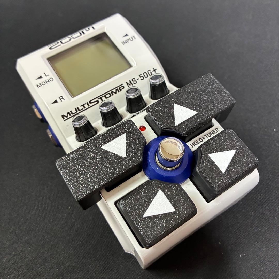 ★程度極上★送料無料★ZOOM MS-50G＋/マルチ★後付フットスイッチ付属