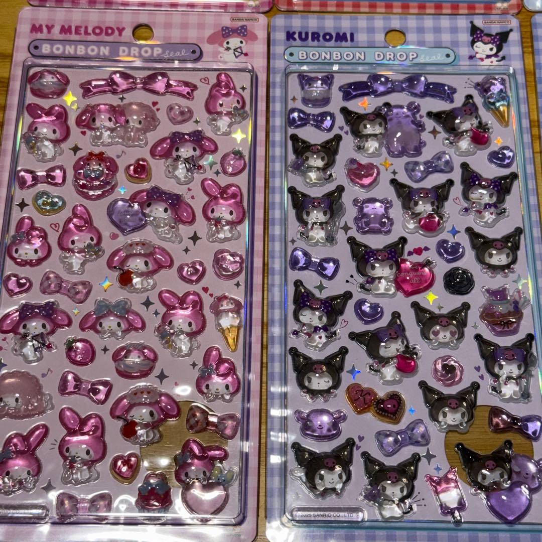 ボンボンドロップシール　サンリオ第二弾6種セット