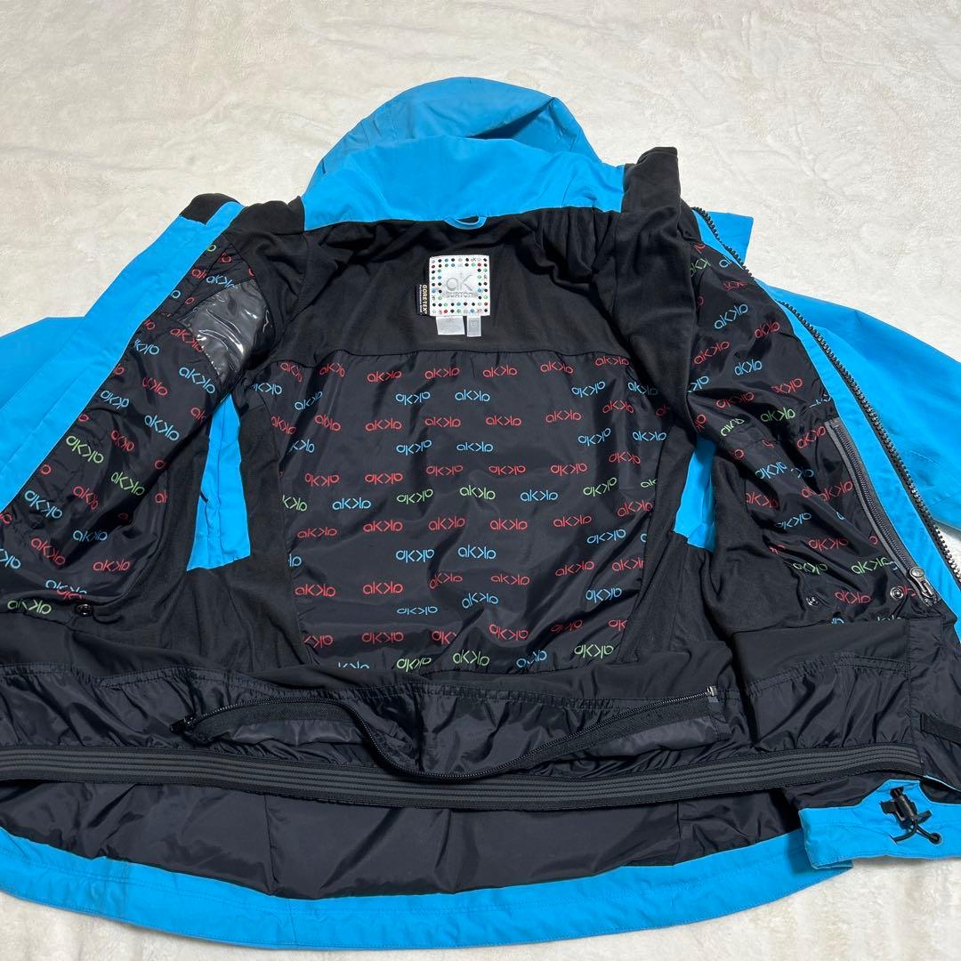 BURTON【S】GORE-TEX フード付きジャケット 青　スノボウェア