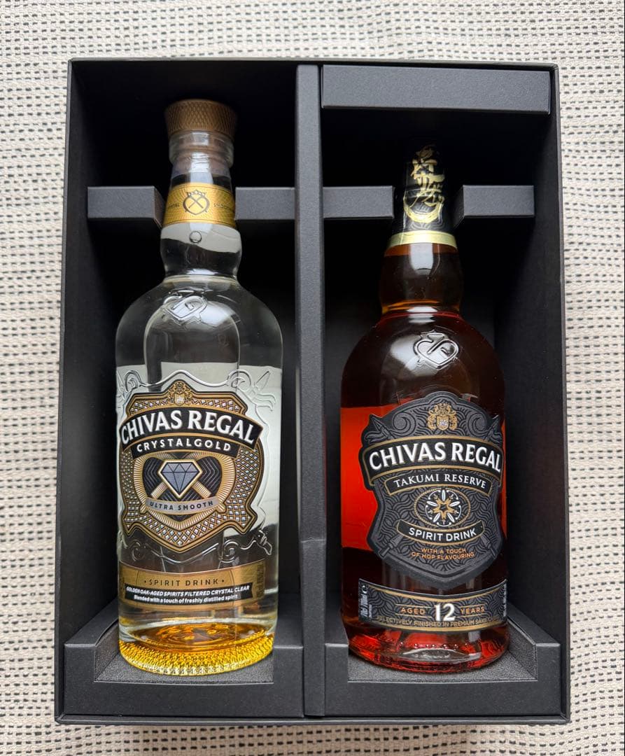 新品未開封シーバスリーガル クリスタルゴールド ＆ 匠リザーブ12年 2本セット