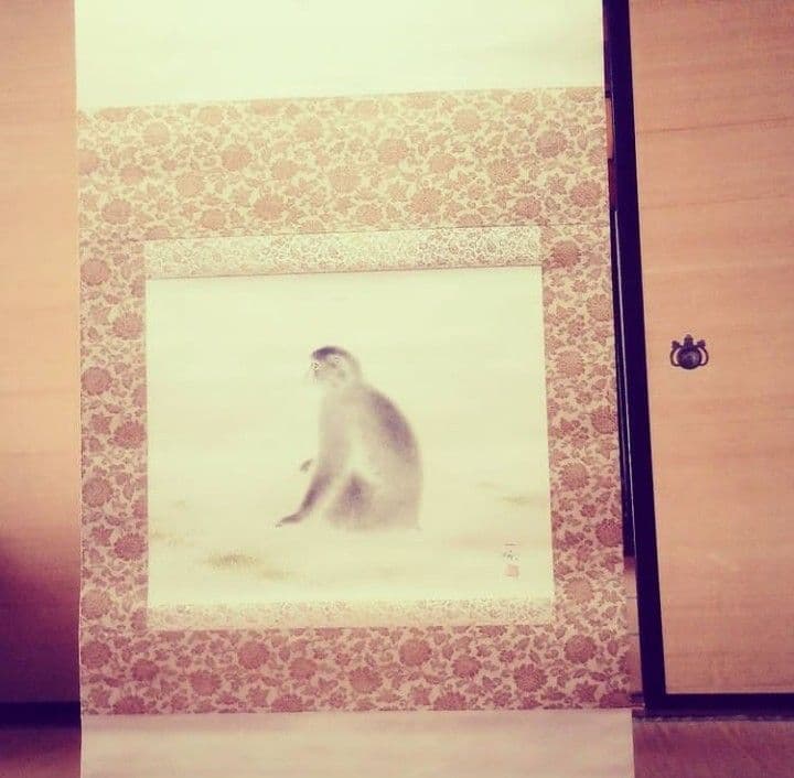 昭和初期時代　日本画　掛け軸