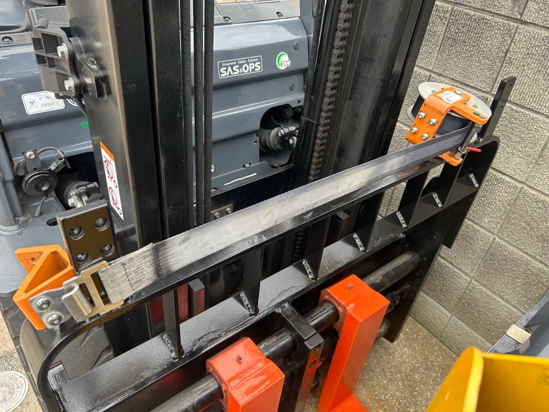 ベルトテンショナー機構　フォークリフト　NSフォークBELT