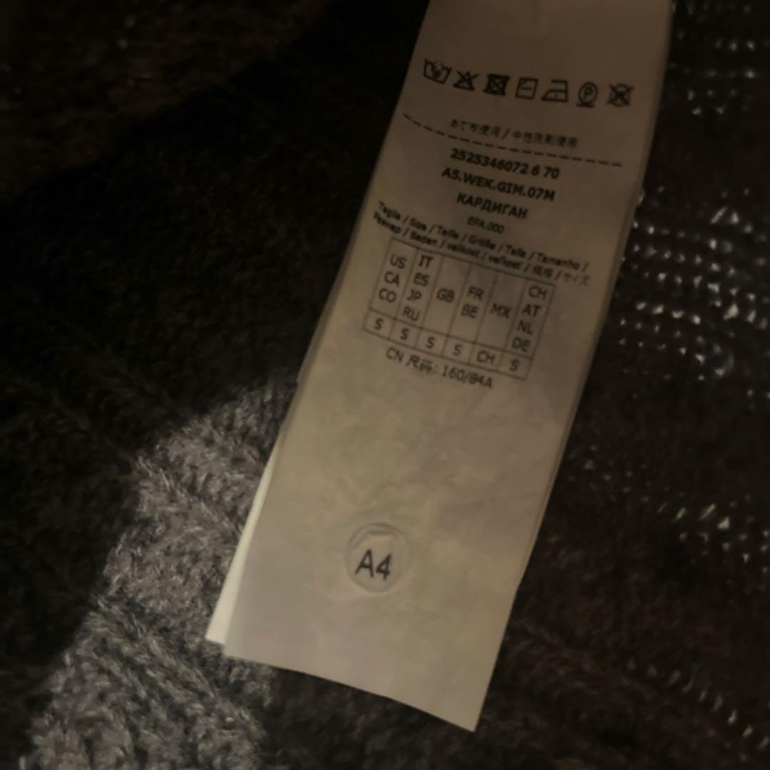 今期　未使用WEEKEND MaxMara グレー カーディガン S