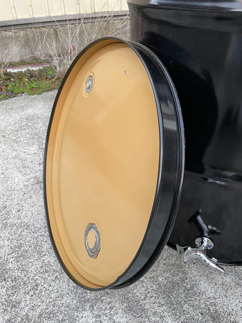 ドラム缶風呂 排水蛇口とすのこ付き NEWモデル✨