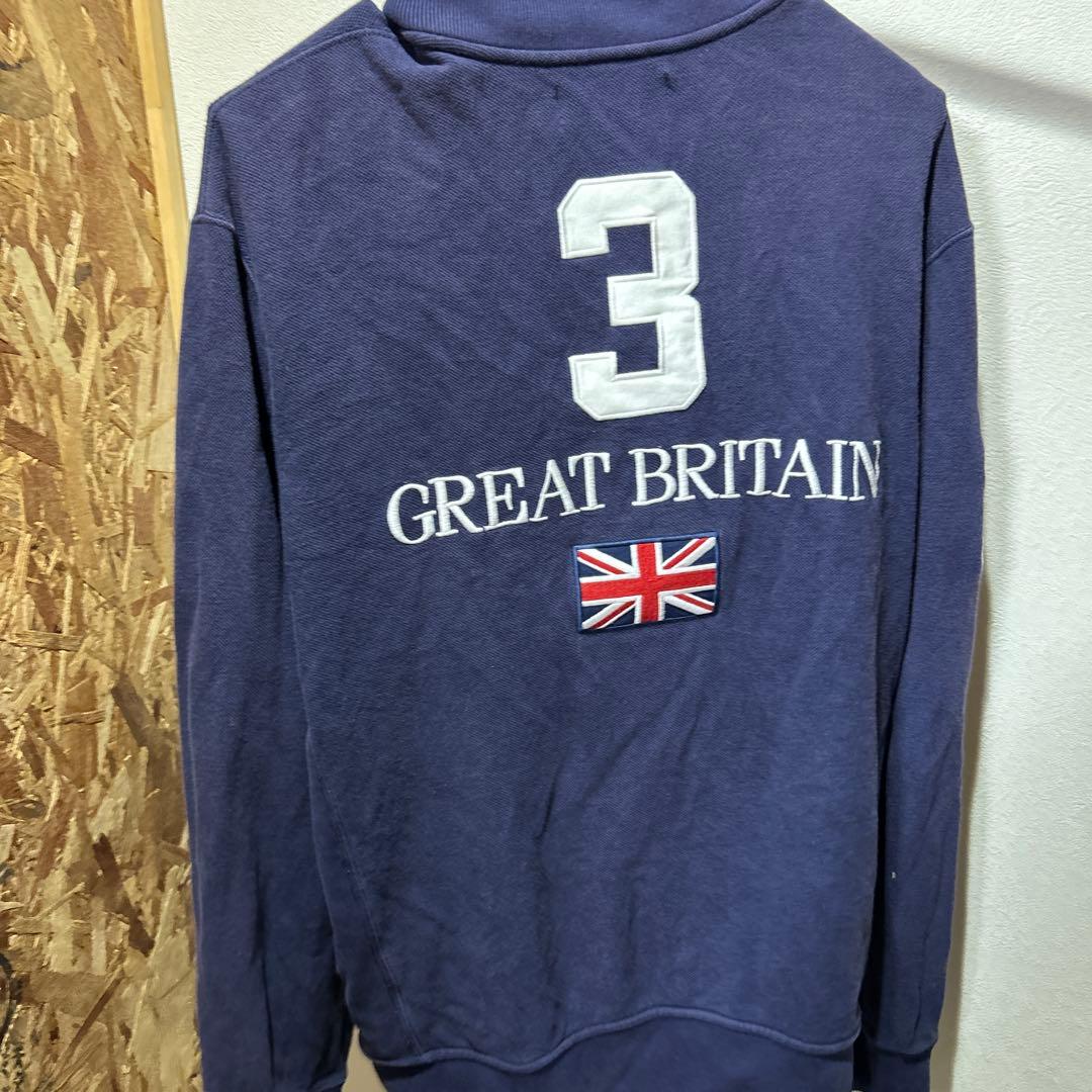 90s Polo by RalphLauren ジップ スウェット ビッグポニー