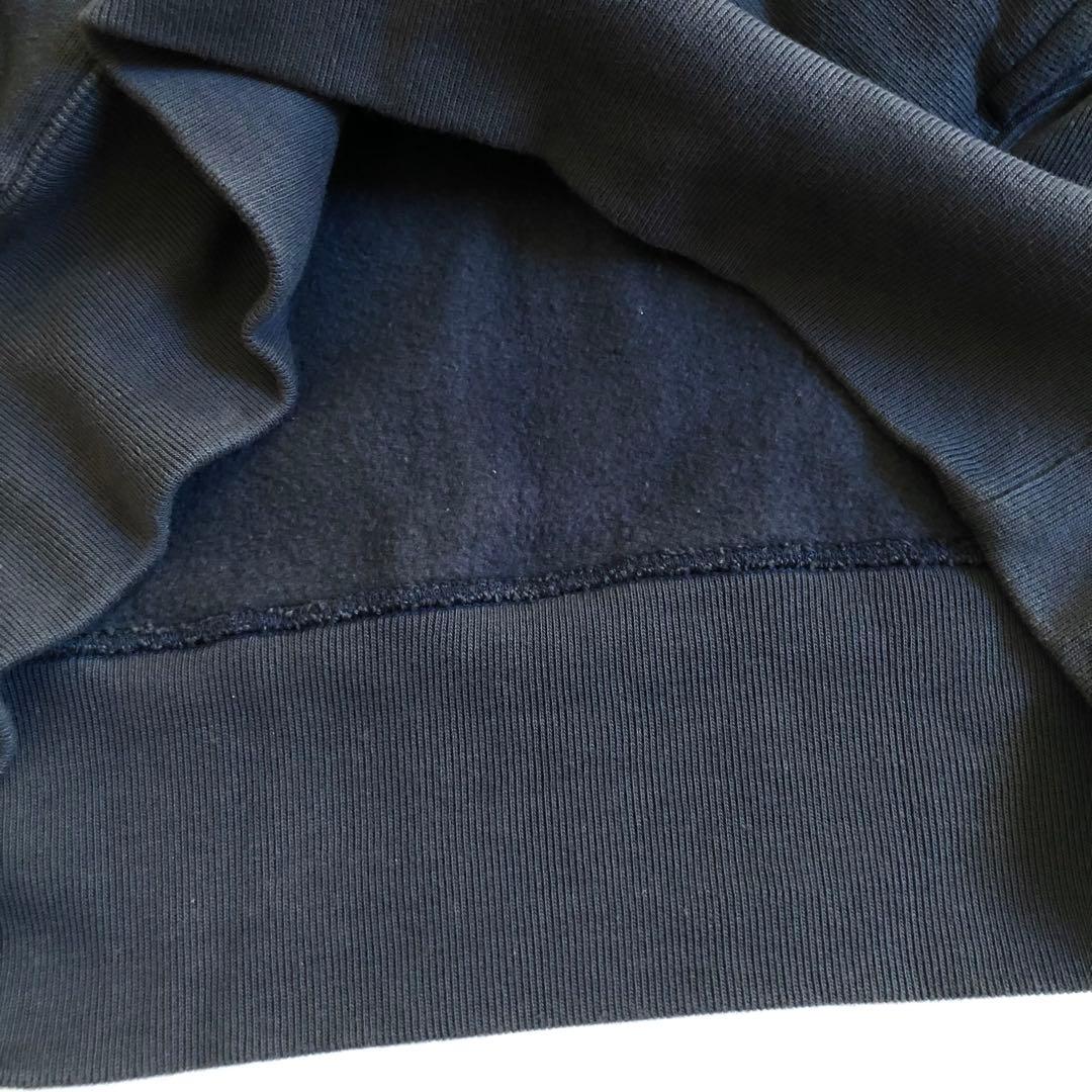 Champion×BEAMS 別注 ハーフジップ スウェット 裏起毛 青タグ