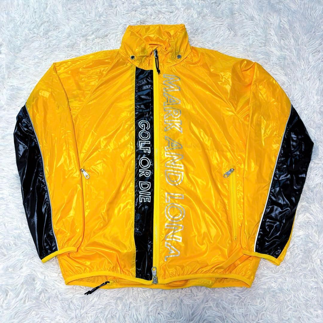 新作 マークアンドロナ ブルゾン ジップ フード 防風 golf or die