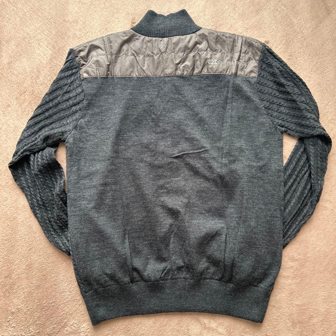 新品タグ付【CUTTER&BUCK】カッターアンドバック　ゴルフ　ジップセーター