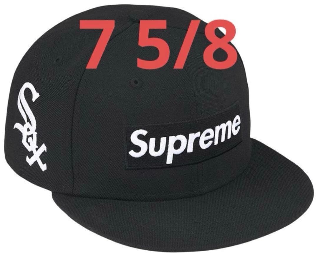 【黒・7 5/8】 Supreme MLB Teams New Era 25fw