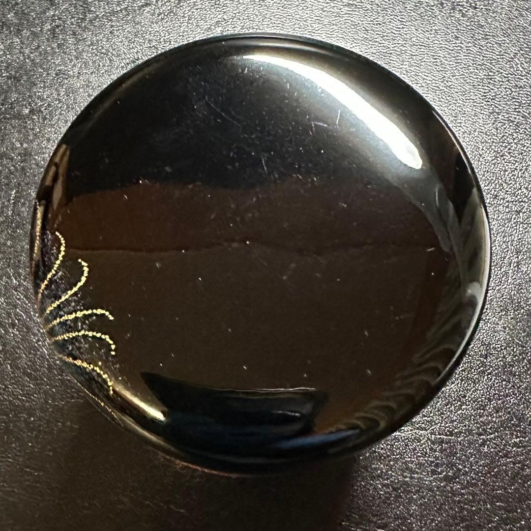 ★茶道具/漆塗工芸/蒔絵！花火 棗！『冨田 忠志』作！共箱/栞付！★