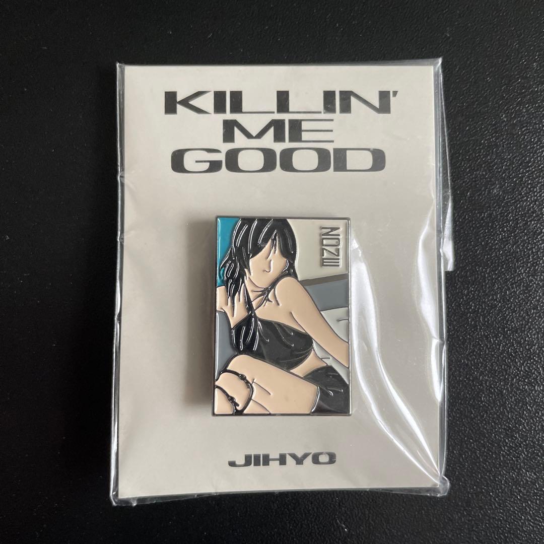JIHYO ジヒョ TWICE KILLIN’ ME GOOD バッジ ZONE
