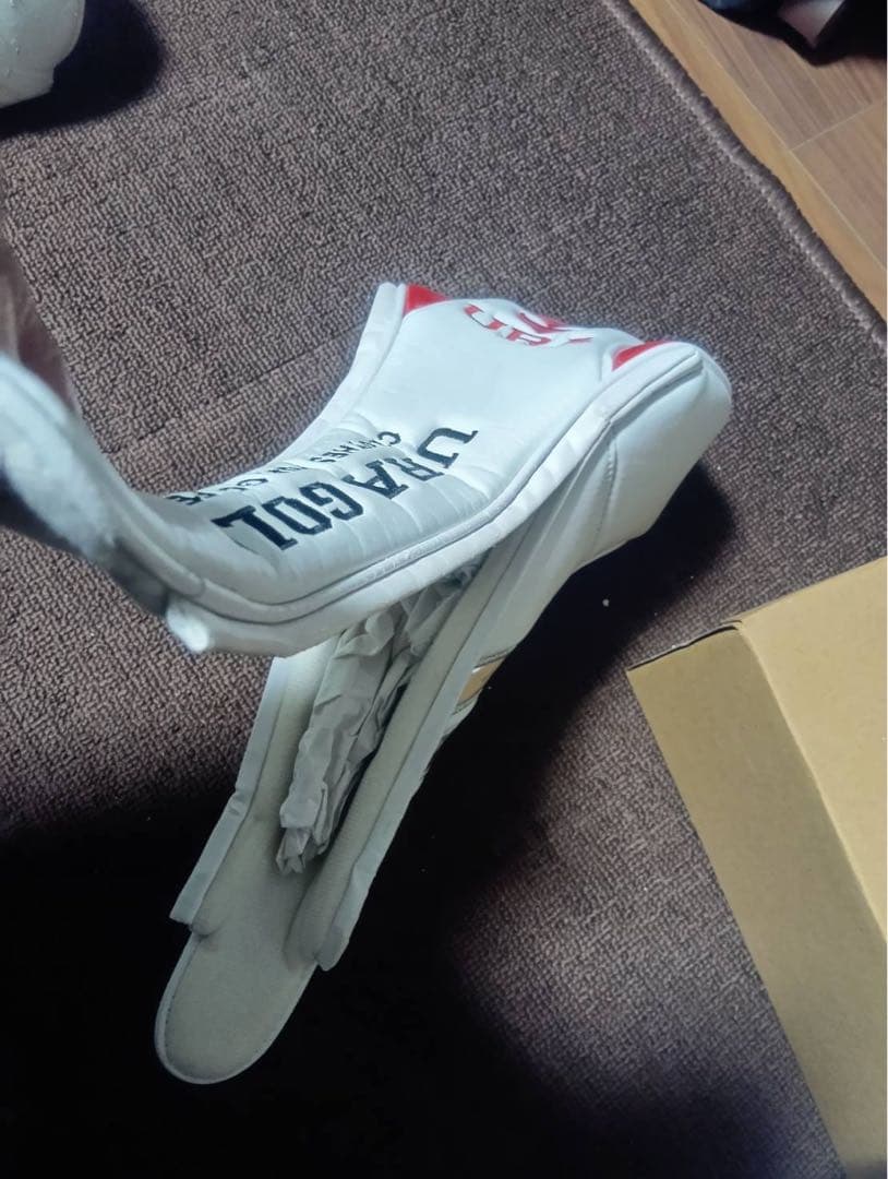 サブバッグ収納オリジナル加工品！URAゴルフ デニム キャディバッグ 8.5型