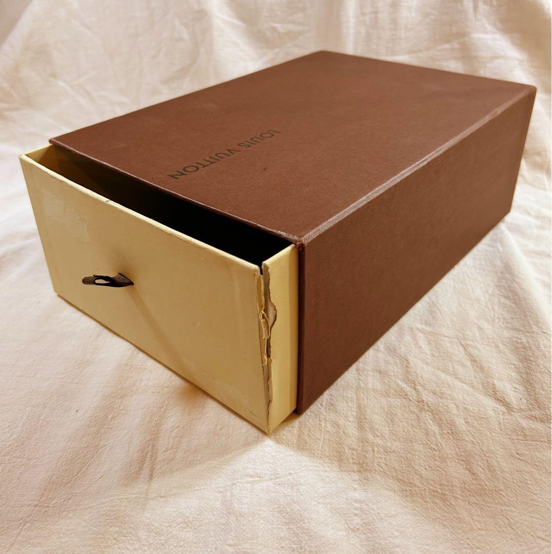 ルイヴィトン　リボン付きブラウンレザー ミュール　即日発送　23cm