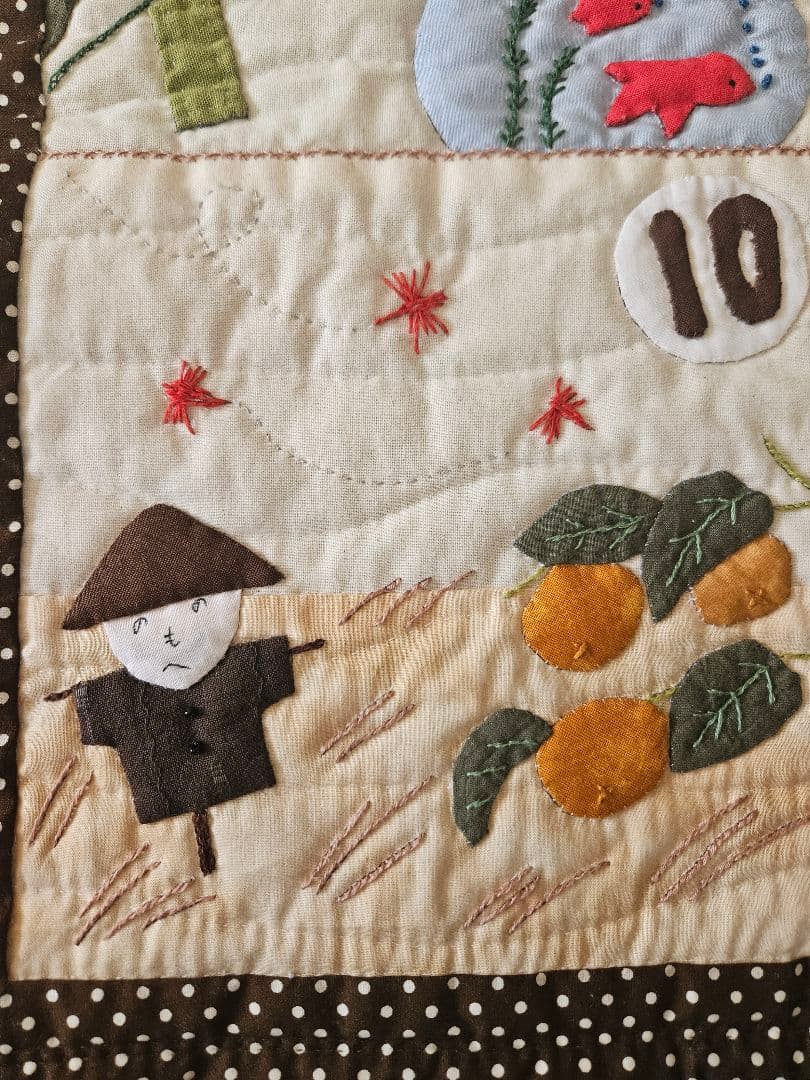 ✨1年間のカレンダー✨パッチワークタペストリー