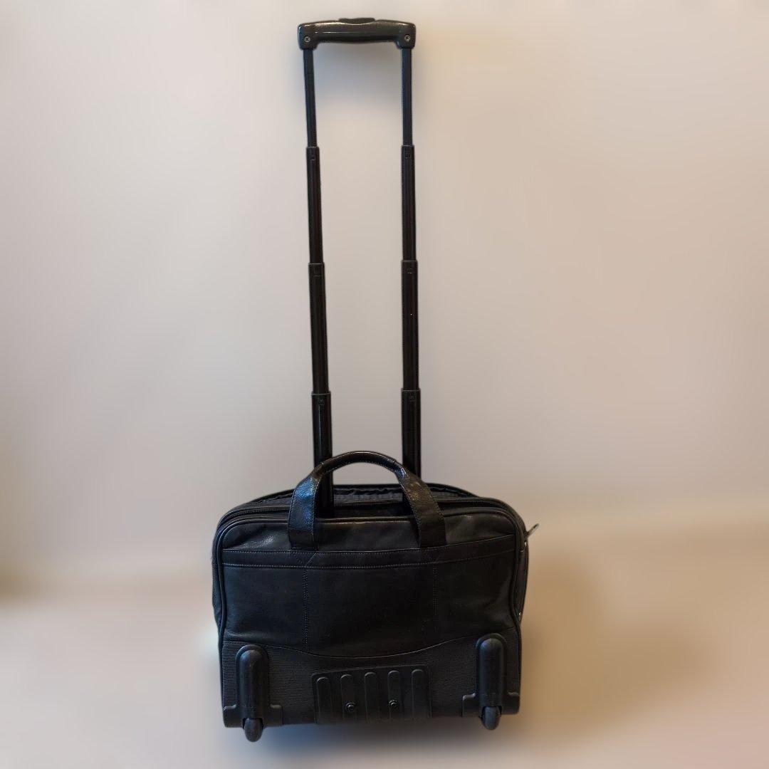 柔らかい高級本革3way自立キャリーオンバッグ　US LUGGAGE N.Y.