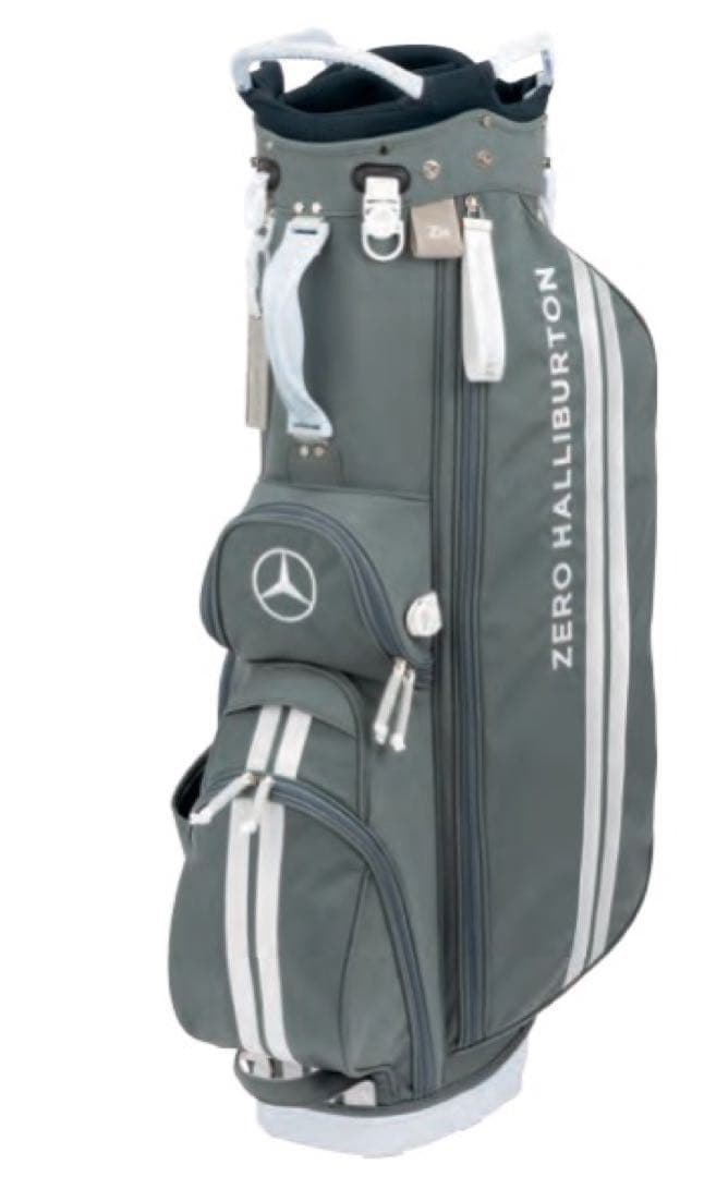 新品箱入　ベンツ　ZERO HALLIBURTON スタンドバッグ ブルーグレー