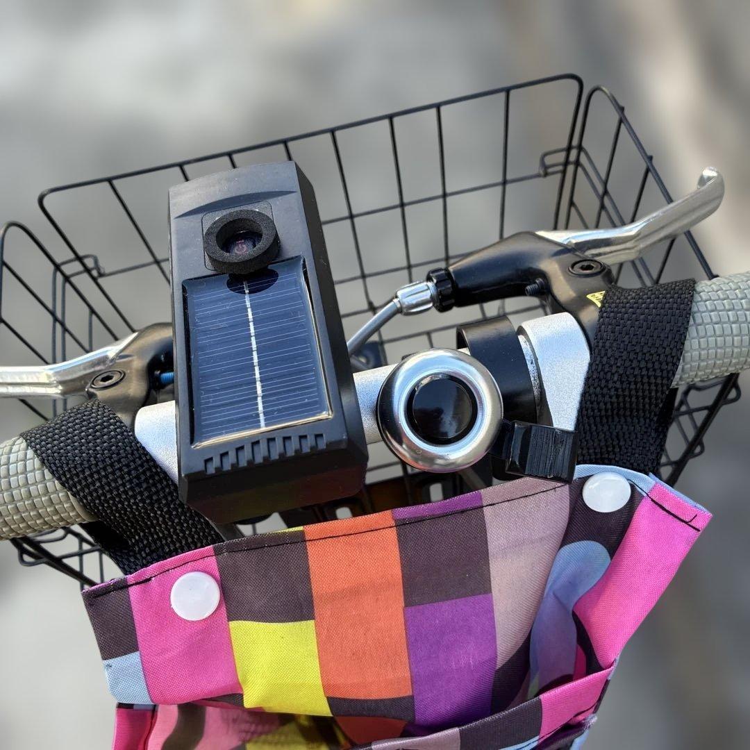 折りたたみ自転車 ゴールド 前部バスケット付き