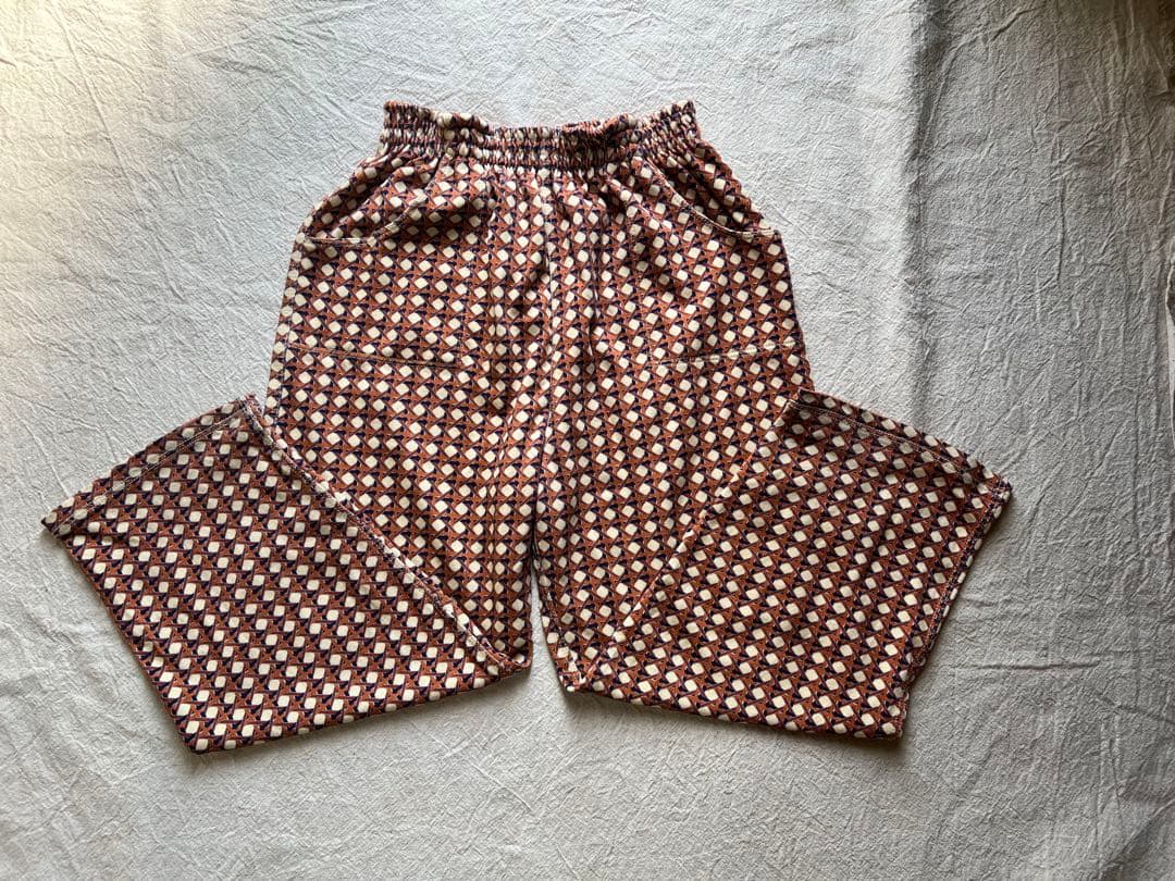【Misha&Puff】 lattice camp pants 8y