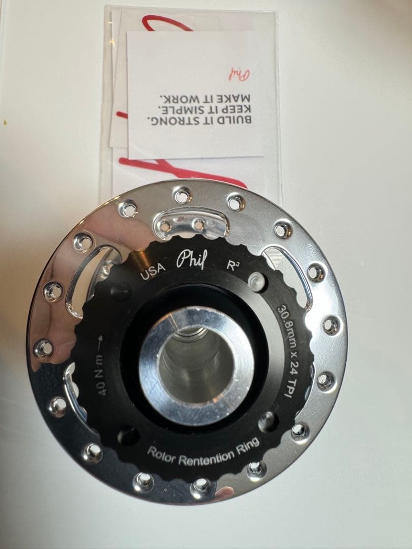 Philwood ディスクブレーキ　ハブ　フロントとリアのセット販売