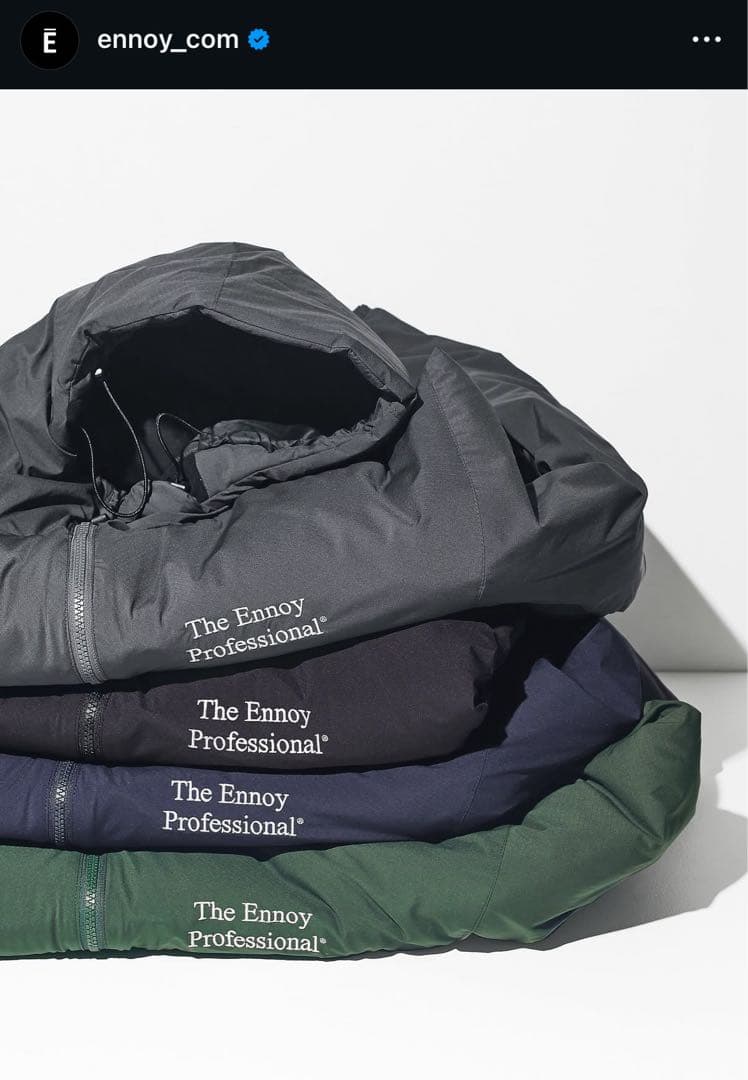 ENNOY Padded Nylon Set Up (ネイビー) XXL