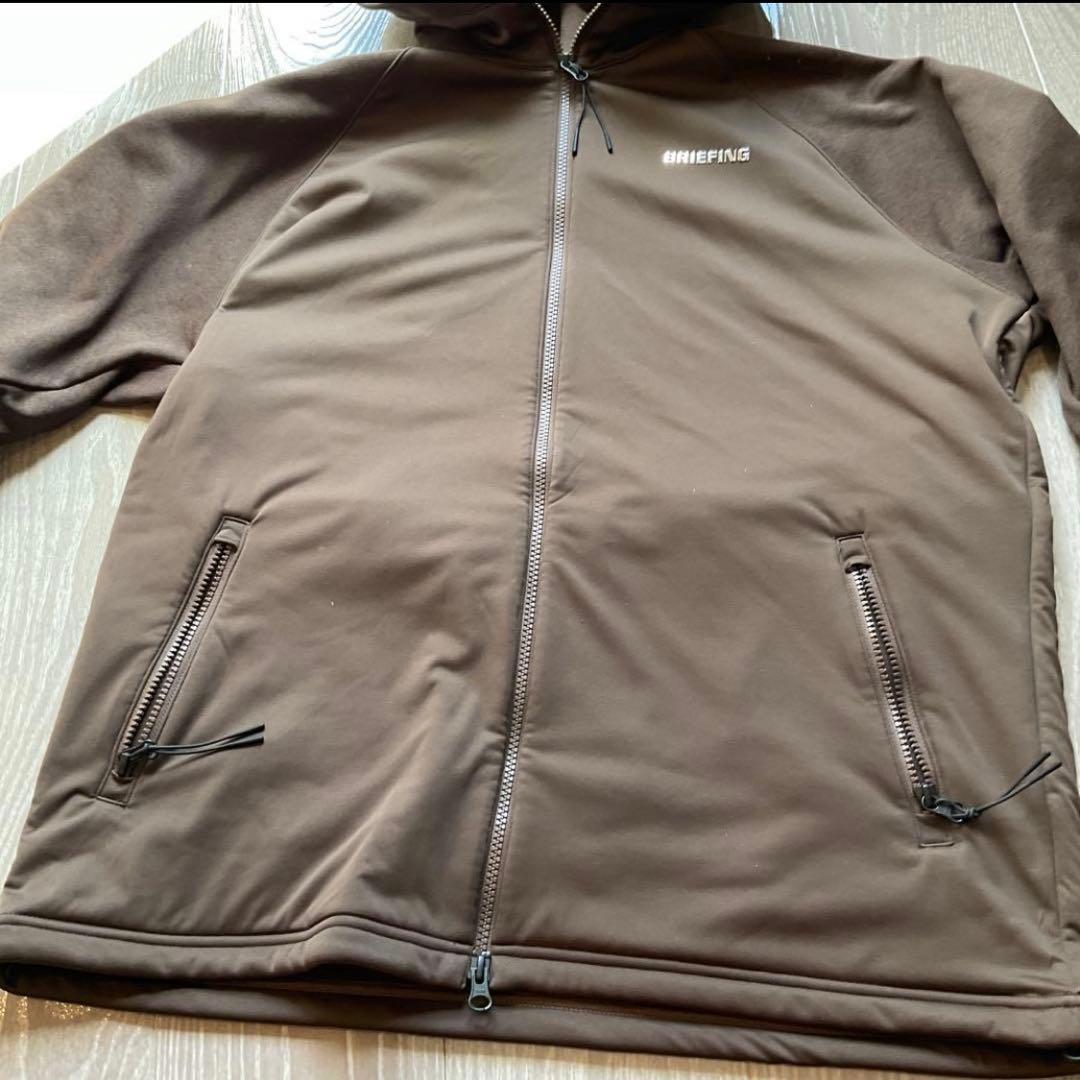 ブリーフィング　パーカー　(ブラウン、メンズL)