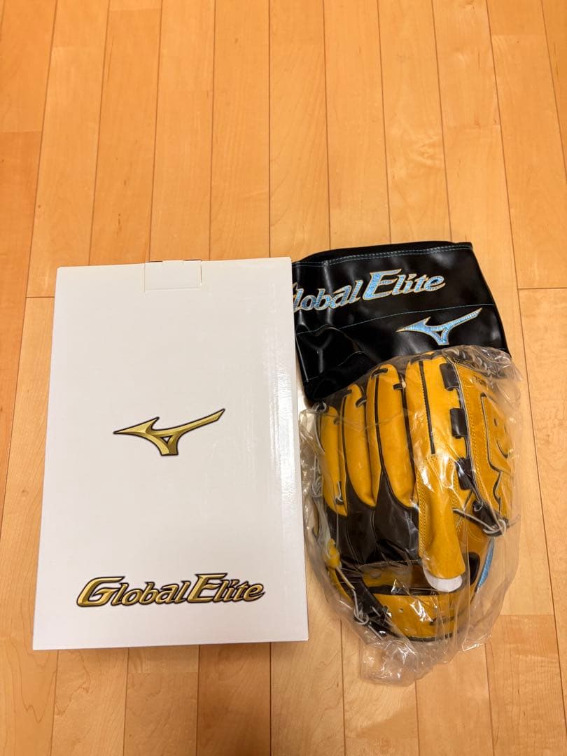 新品未使用タグ付き激レア、調子くんグラブbyプロスピfeatマエケン(前田健太)