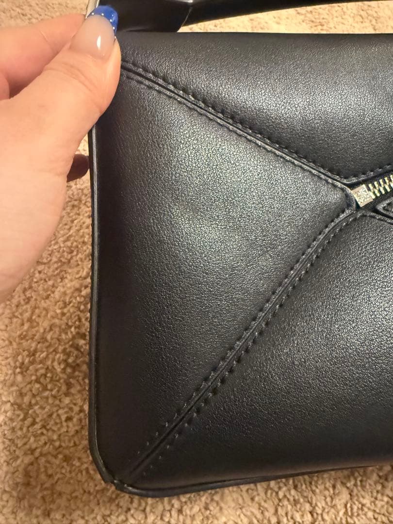 【並行輸入品】LOEWE パズルバッグ スモール ブラック