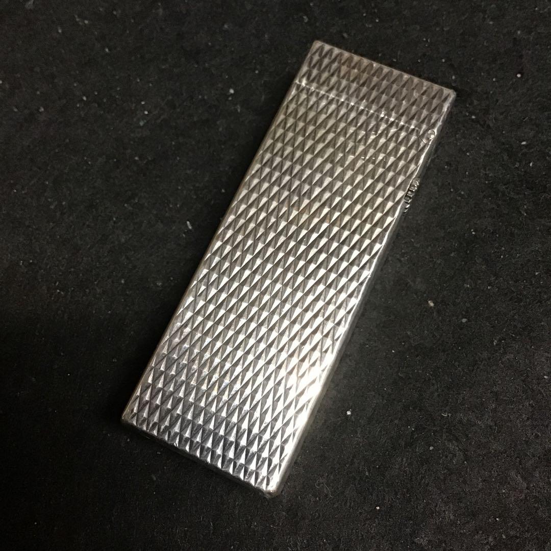 dunhill ダンヒル ローラ ライターシルバー色クロスカットオーバーホール済