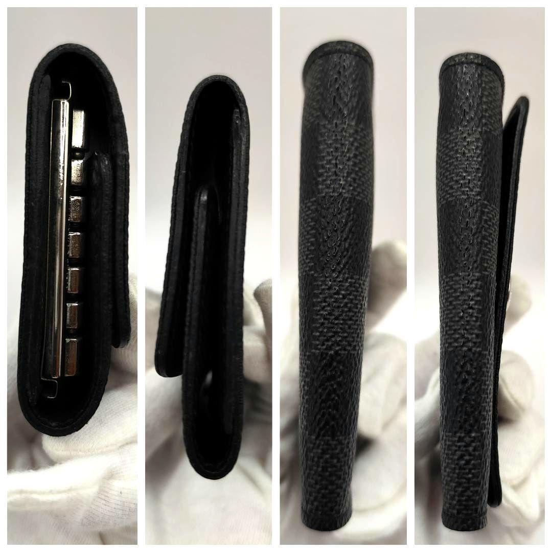 鑑定極美品 ルイヴィトン ダミエ・グラフィット ミュルティクレ6 6連キーケース