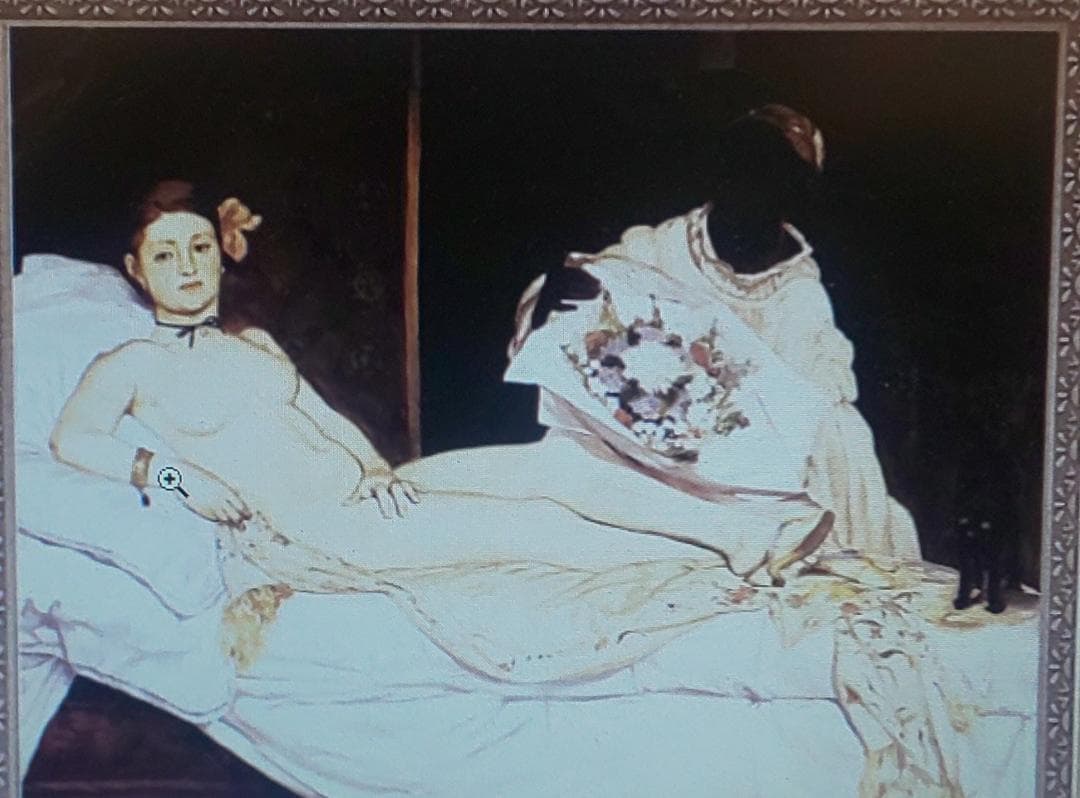 「横たわる裸婦」（未来絵画）