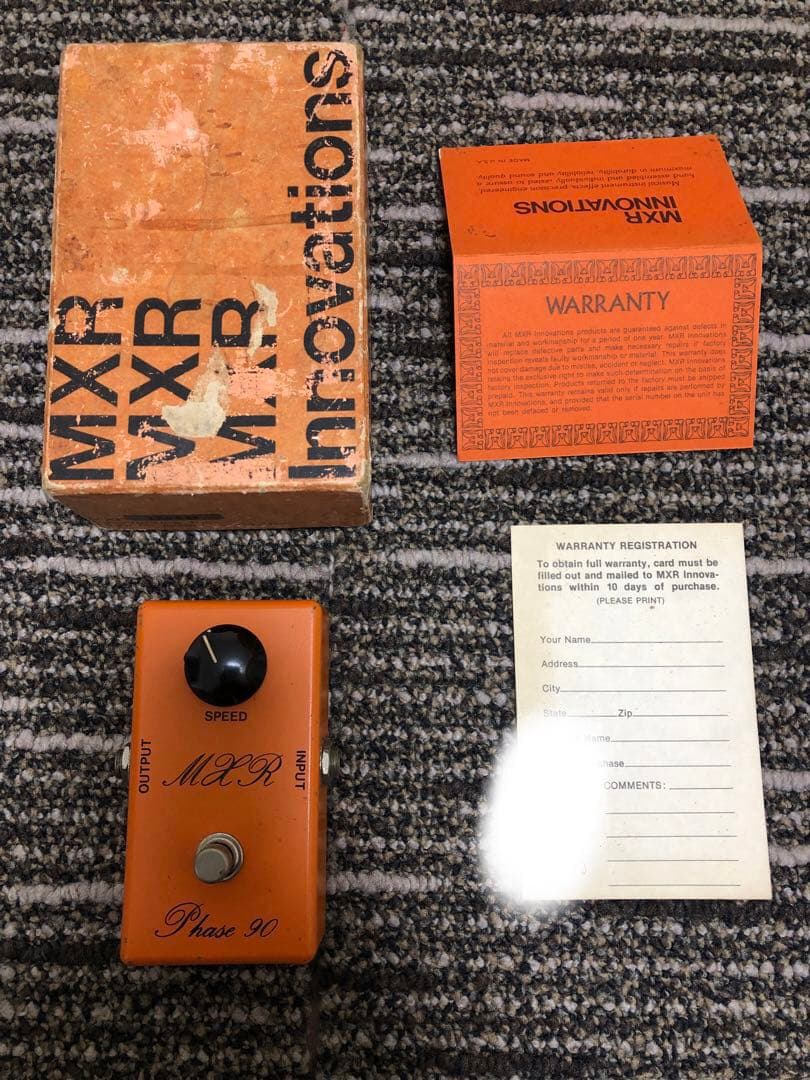 （美品）MXR Phase 90 ビンテージ74年製 BUDケース
