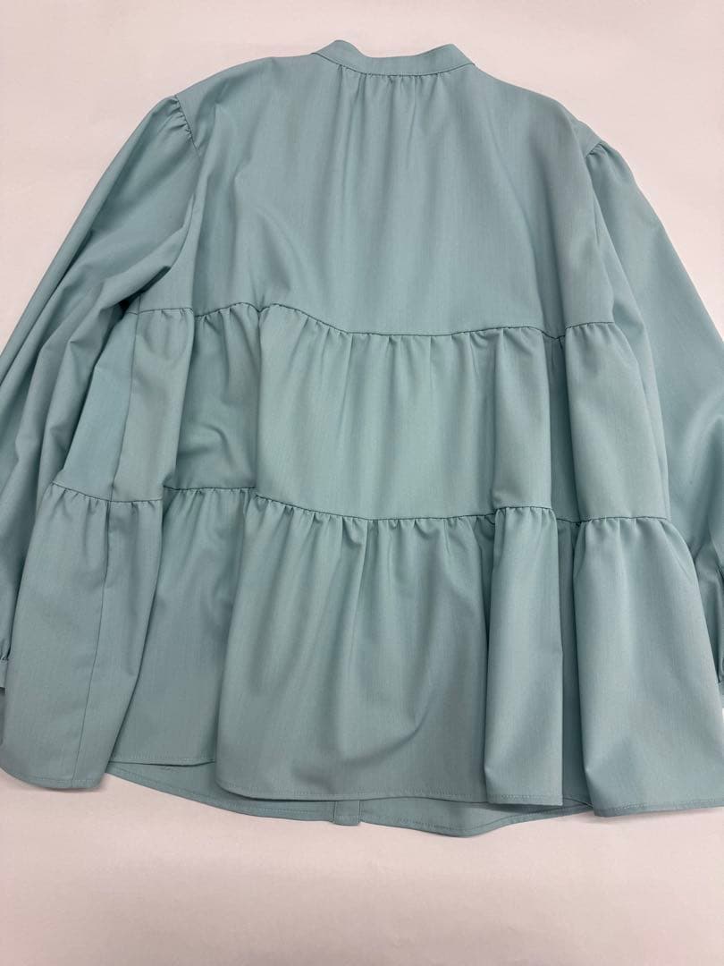 Sono ソーノ✨新品未使用ビジューパールティアードフレアブラウス