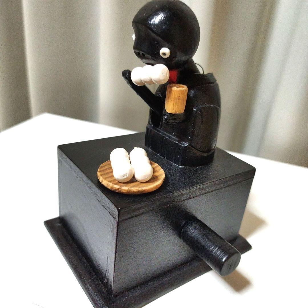 【新品未使用品】〘郷土玩具〙神戸カラクリ人形 木製