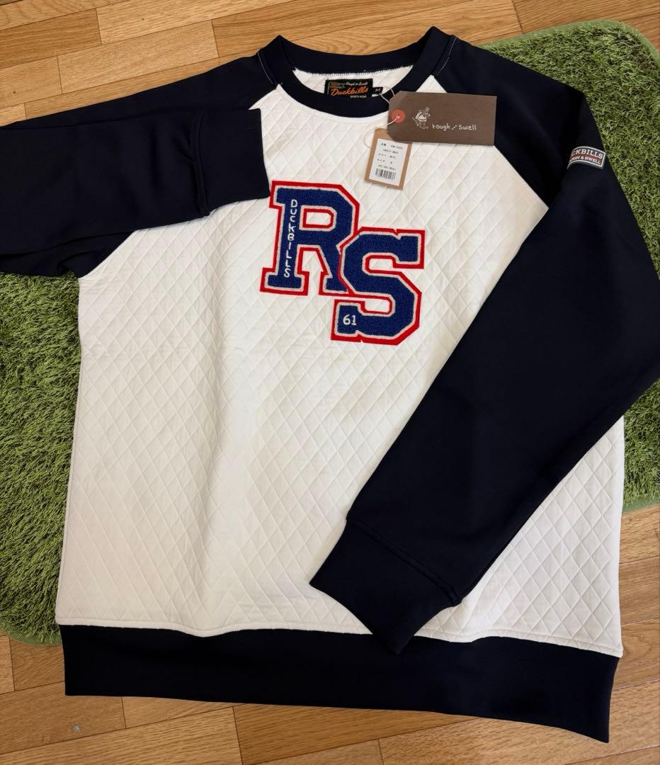 新品正規品【ROUGH&SWELL/M】VARSITY SWEAT スウェット